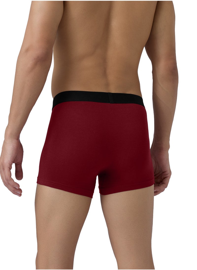 XYXX Pack of 3 Aero Anti-bacterial Odour-free cotton Solid Men Trunk  - Image 3