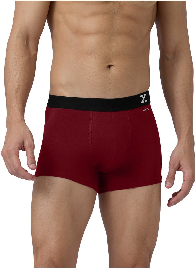 XYXX Pack of 3 Aero Anti-bacterial Odour-free cotton Solid Men Trunk  - Image 2
