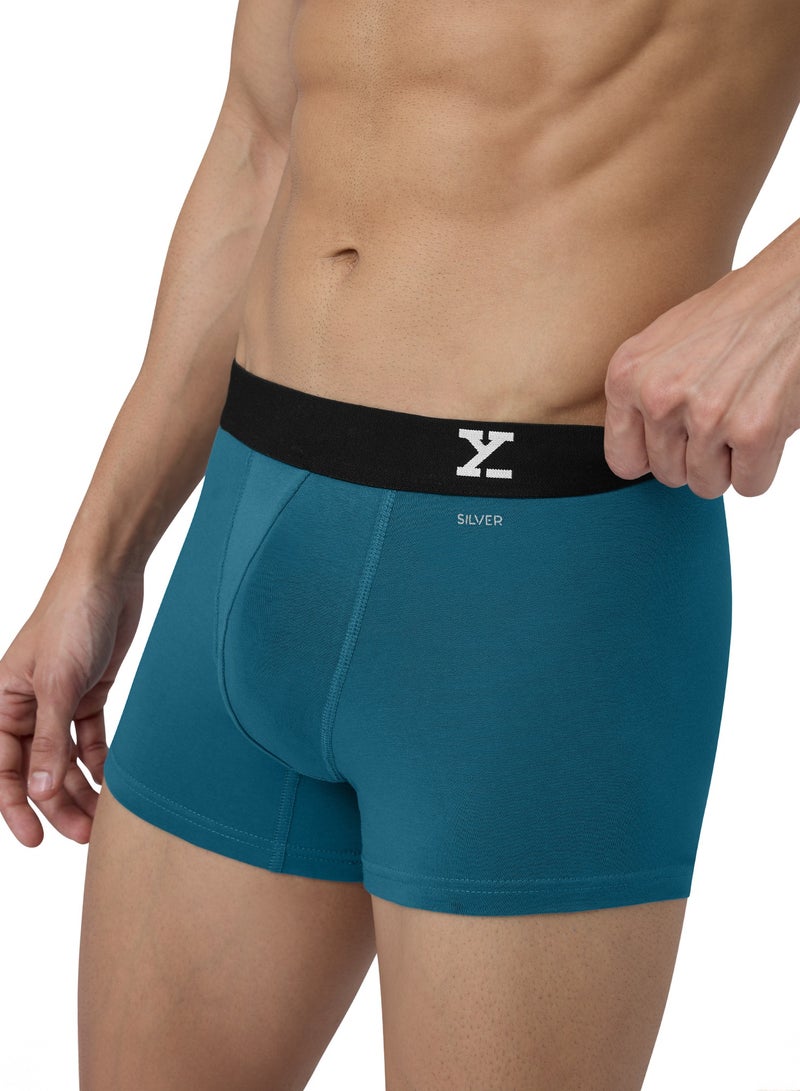 Pack of 3 Aero Anti-Bacterial Odour-Free Cotton Solid Men's Boxer Brief Shorts Stretchable Breathable Trunks Underwear image 8