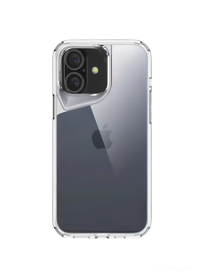 جيرفور جراب موبايل ايفون 16 (iPhone 16) مضاد للصدمات, غطاء حماية مضاد للخدش, مصنوع من البولي يورثين الحراري عالي الجودة - شفاف - Image 1