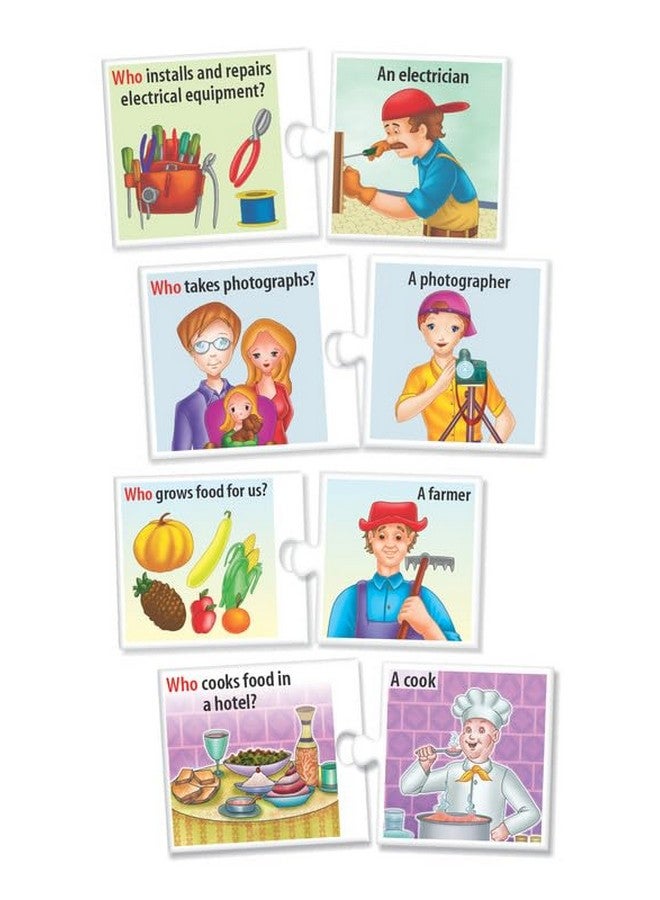 Creative's Let'S Find Out-Who | Wh Question Series | Self-Correcting Match Ups Game | Who Is The Part Of What, When, Where, Why, How Series | Learning Educational Puzzles | Game For Ages 4 & Up - Image 2