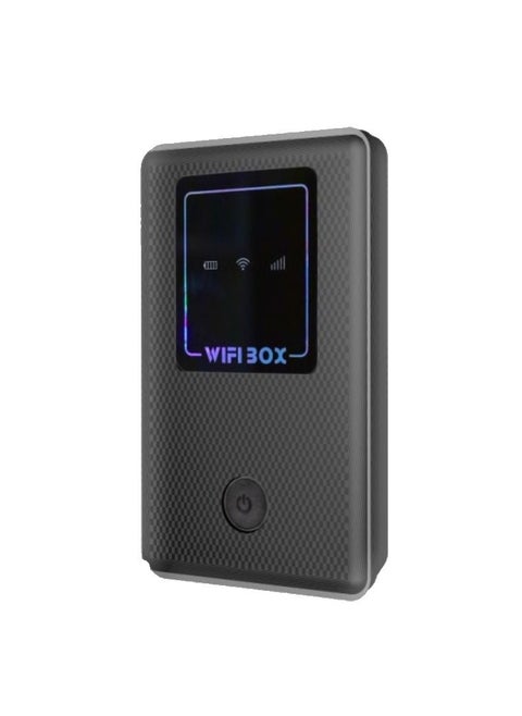 4G Wireless Router HW51 4G LTE Wireless Router WiFi Box with USB Charging for Smartphones Tablets or Computers Small Size Simple Operation Black