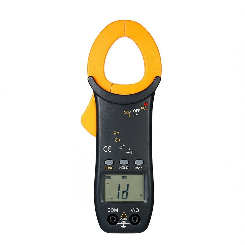 NJTY Digital Clamp Meter 2000 Counts Auto Range Multimeter with NCV Test AC/DC Voltage AC Current Portable Handheld Multimeter LCD Diaplay Measuring Resistance Continuity Diode - Image 5