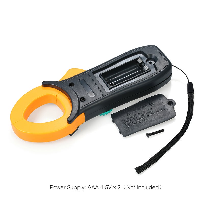 NJTY Digital Clamp Meter 2000 Counts Auto Range Multimeter with NCV Test AC/DC Voltage AC Current Portable Handheld Multimeter LCD Diaplay Measuring Resistance Continuity Diode - Image 3