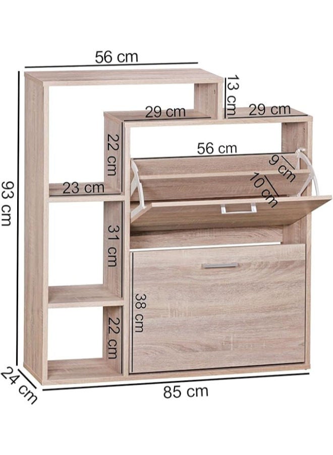 Domani shoe cabinat beige - ss175 - Image 2