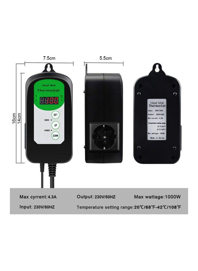 NIBEMINENT Digital Temperature Controller Sensor Thermostat Multicolour - Image 3