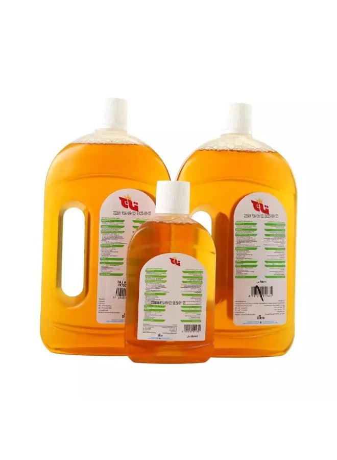 TAJ Taj Germ Protection Antiseptic Disinfectant Liquid- 2X750ml + 250ml - Image 3