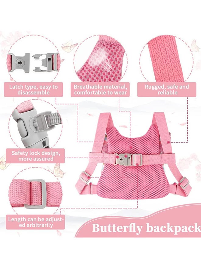 ORiTi Child Kids Safety Harness Anti Lost Wrist Link Assistant Strap Belt For Girl, Pink - Image 2