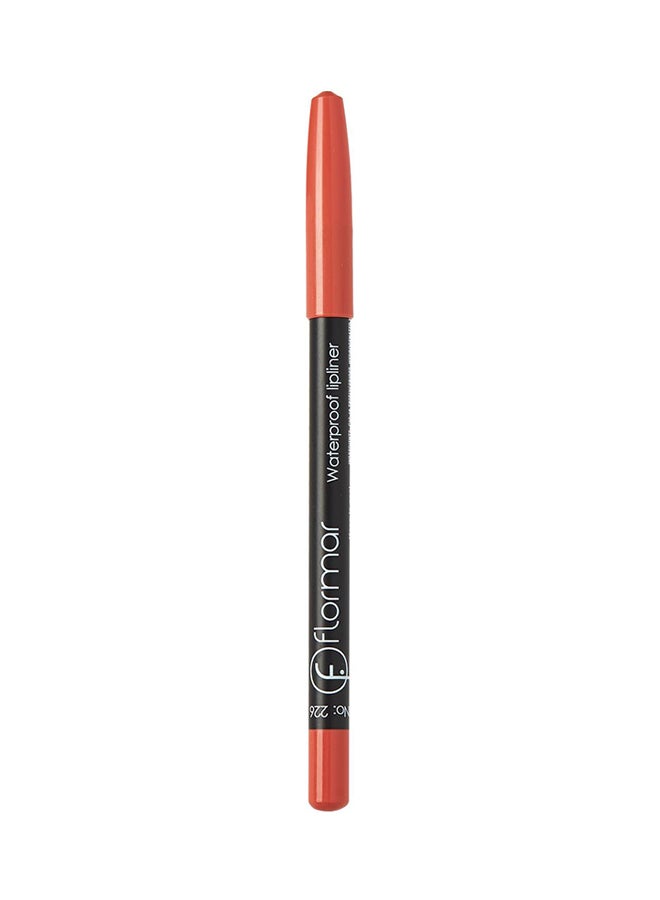 flormar Waterproof Lip Liner Pencil 226 Peach Coral - Image 2