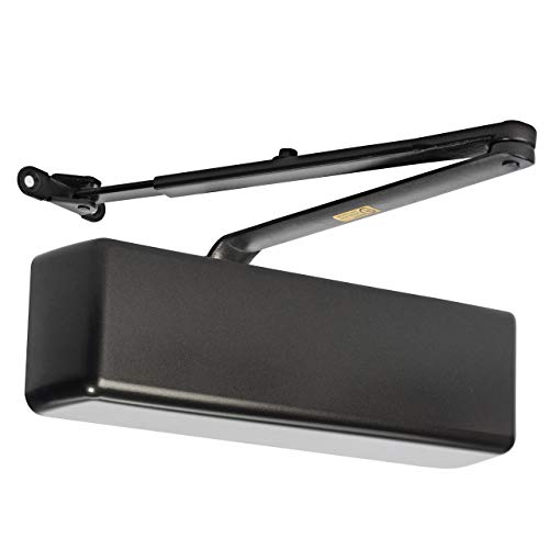 Dynasty Hardware Door Closer, Grade 1 Heavy Duty Commercial Hydraulic Closer, Self-Closing, Adjustable Spring Size 1-6, ADA Compliant, Surface Mount, Sprayed Duronotic Bronze, Series 4401 - Image 2
