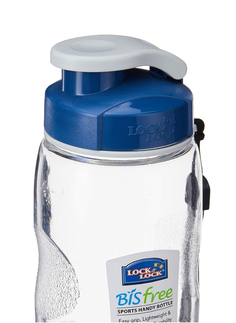 LOCK & LOCK LocknLock Blue Bis Free 700ml Sports Handy Bottle - Shatter-Proof, Easy Grip, and Portable with Sport Strap  - Image 2