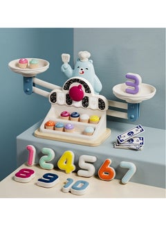 M MIAOYAN Children's balancing math games, parent-child interactive toys, preschool math games for children over 3 years old, Montessori STEM toys for girls aged 3 and up, gifts for boys  - Image 4