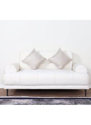 A two-person sofa made of velvet fabric with modern design and steel legs for living room or bedroom - pzsku/Z2E28ECFE9B0023041851Z/45/_/1735641607/ddc45196-6a82-45a6-ae31-1d94a29e854f
