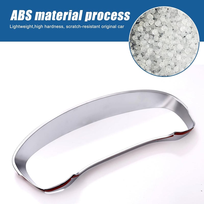 Sekhyna Center Console Dashboard Meter Panel Frame Trim for BMW 5 Series G30 G38 (2018-2022) - ABS Chrome - Image 5