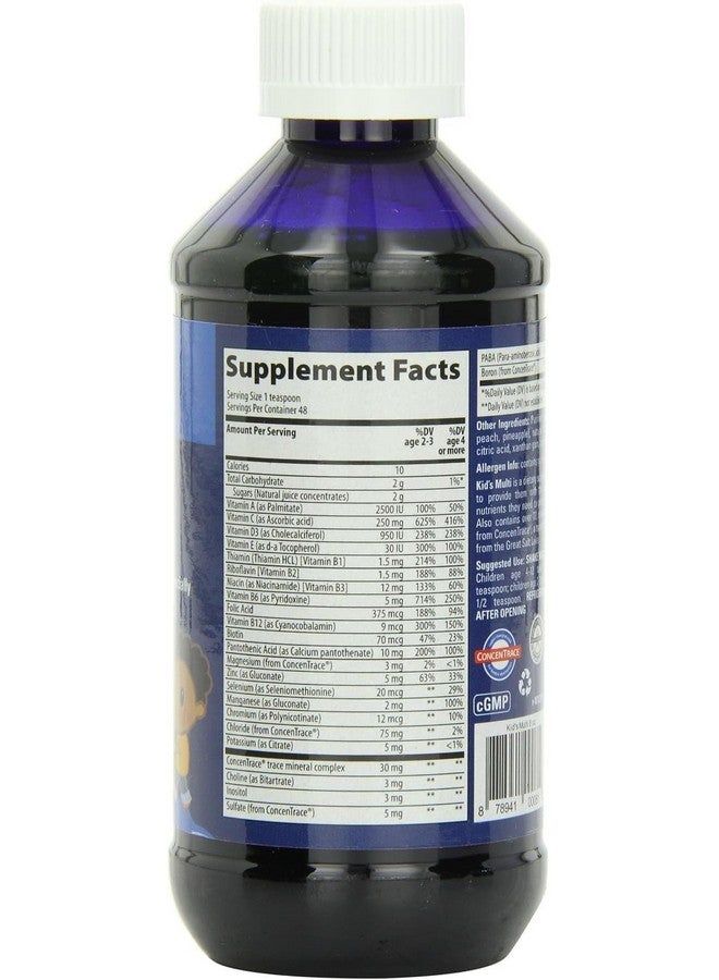 Trace Minerals مكمل المعادن النادرة للأطفال - مكمل صحي شامل للأطفال - مكمل سائل سهل الشرب مع العناصر الغذائية الأساسية - دعم المناعة وصحة العظام - نكهة الحمضيات، 8 أونصة سائلة (48 حصة) - Image 3