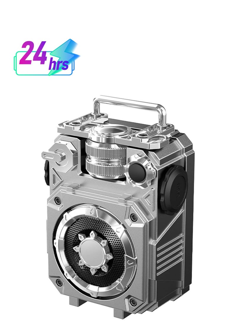 General Retro Bluetooth Speaker Vintage Portable Bluetooth 5.3 Wireless Speaker TWS Pairing IPX5 Waterproof Support TF Card for Home Camping Party Gifts  - Image 1