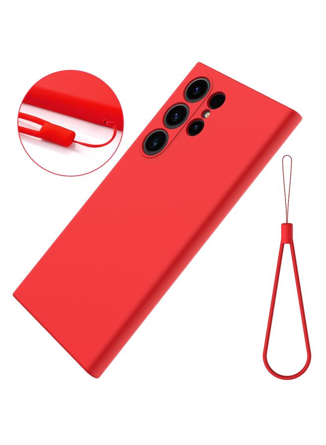 اس-توب جراب لهاتف Samsung Galaxy S24 Ultra 5G، جراب سيليكون سائل ملون - Image 2