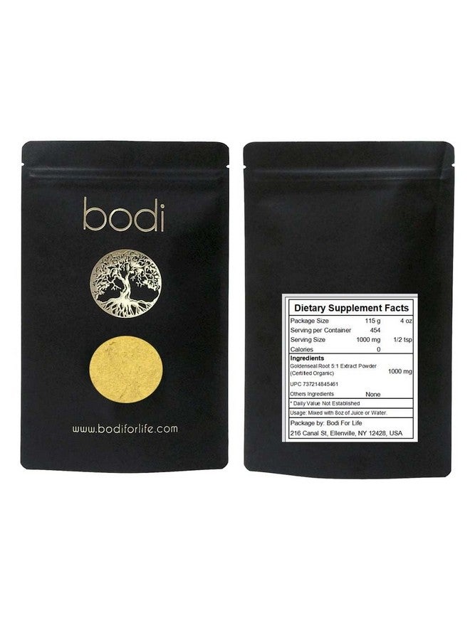 bodi : Goldenseal Root 5:1 Extract Powder | 100% Pure Natural Hand Crafted (4 oz) - Image 1