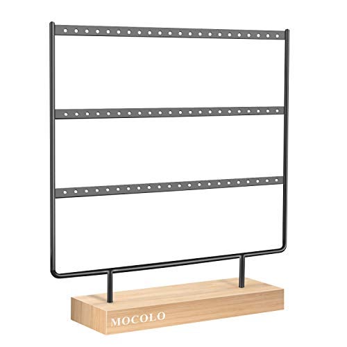 Mocolo Earring Organizer Stand, Earring Display Stand, Earring Holder for Hanging Earrings - Image 1