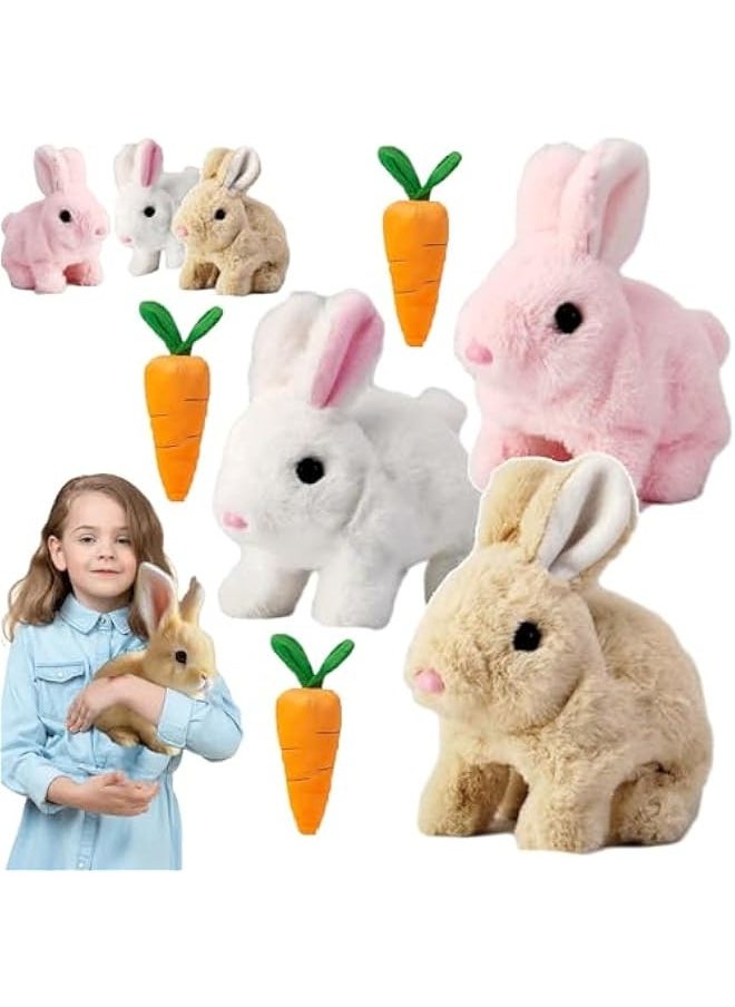 Generic - Wollerahorizons Bunny, 2025 New Wollera Horizons Bundy - My Realistic Bunny Toy, Wollera Bunny, Interactive Bunny Jumping and Shaking Ears (3PCS) - Image 1