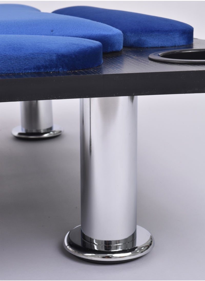 FUN MOMENT Wooden Floor Baloot Table 75x75cm  - Image 4