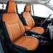 Carlimeki Leather Seat Covers Custom Fit for Maverick 20222026 Compatible with XL XLT Lobo Lariat Tremor Model Armrest Covers Included Faux Leather Fully Covered Fit Like a Glove - Image 2