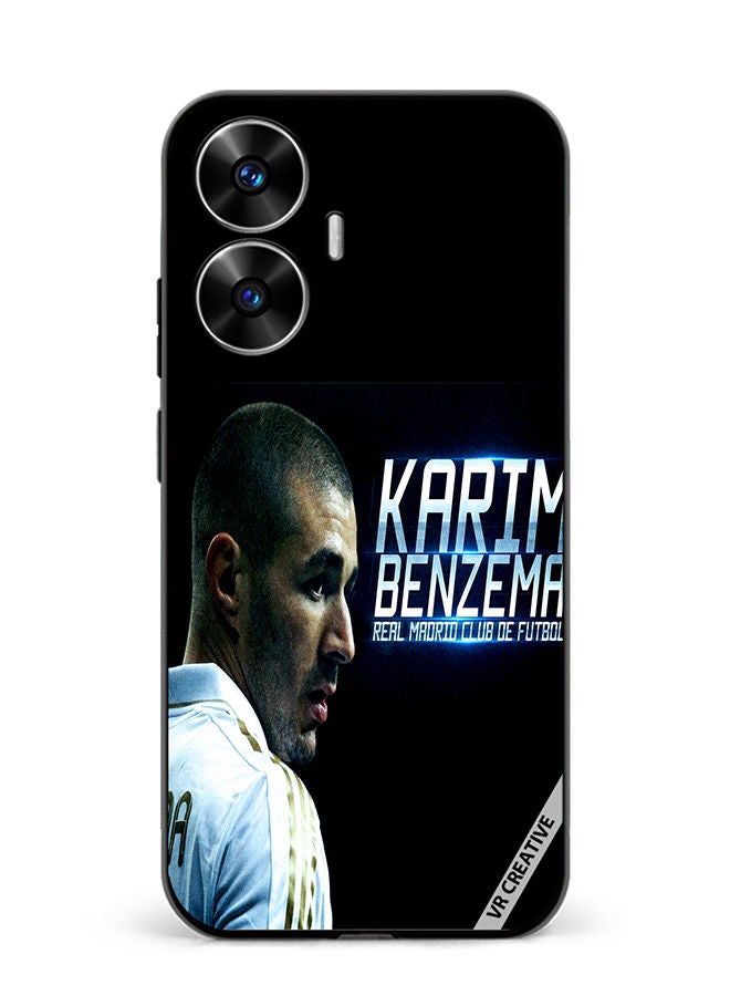 VR CREATIVE Protective Case Cover For Realme C55 Benzema Design Multicolour - Image 1