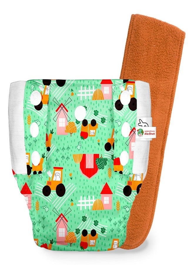 SuperBottoms UNO Pull-up Pant Style Diaper | Cloth Diaper for Babies | Reusable, No Tapes, Easy to Wear, Designed for Active Little Ones | 3M - 3Y | Pack of 1 - Image 1