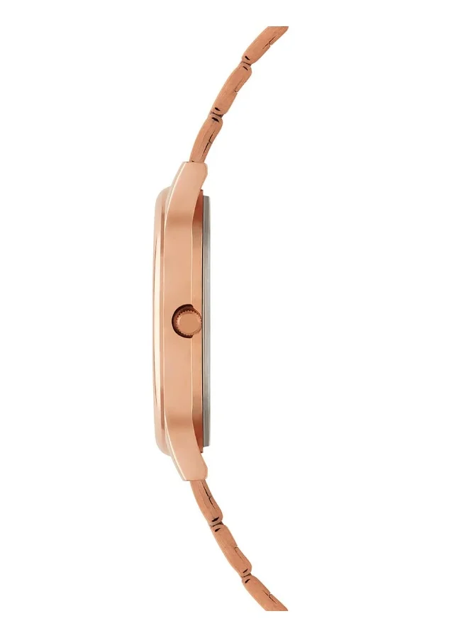 Chumbak TEAL BY CHUMBAK Let's Get Lost Wrist Watch, Rose Gold, strap