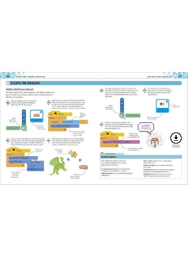 Computer Coding for Kids: A unique step-by-step visual guide, from binary code to building games