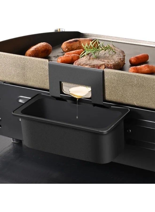 YelaJoy Adjustable Blackstone Grease Catcher, Silicone Grease Cup Storage, Suitable for 17, 22, 28 inch Blackstone Grease Trap - Image 2