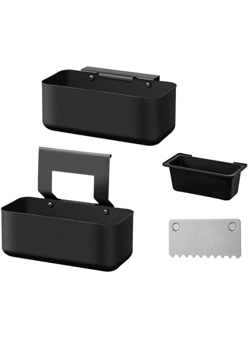 YelaJoy Adjustable Blackstone Grease Catcher, Silicone Grease Cup Storage, Suitable for 17, 22, 28 inch Blackstone Grease Trap - Image 1