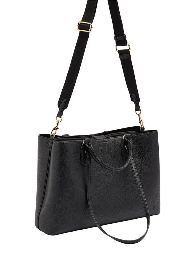 Parfois Black Indiana Computer Hand Bag for Women | Best Price UAE