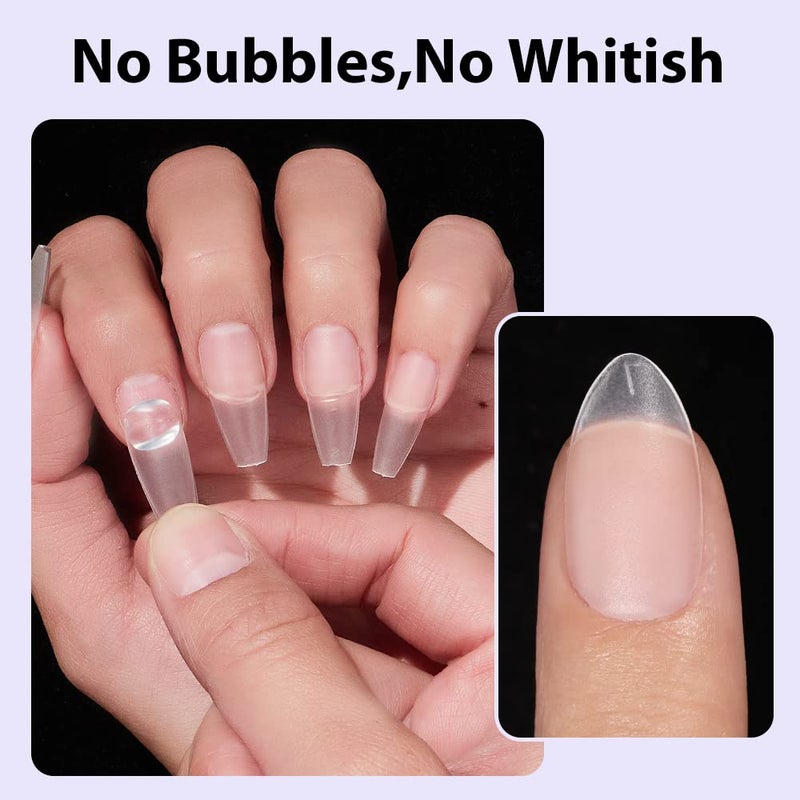 BTArtbox Solid Nail Gel - 15g Gel Nail for Acrylic Nails, Upgrade 3 in 1 Nail Gel for Fake Nails, Super Strong Gel Cured Needed, Easy to Use and 28 Days+ Long Last - Image 4