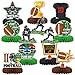 KSKSPE 12PCS Football Party DecorationsKSKSPE Football Centerpieces for Tables Honeycomb Centerpieces 3D Football Theme Birthday Party Decor Supplies - Image 2