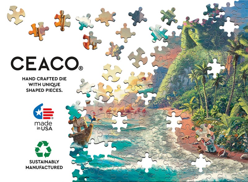 Ceaco - Thomas Kinkade Disney Dreams - Moana - 1000 Piece Jigsaw Puzzle - Image 5