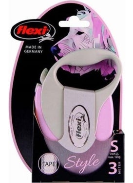 Flexi Style Pink Automatic Stripe Collar Small 3 Meters 12 Kg  - Image 2