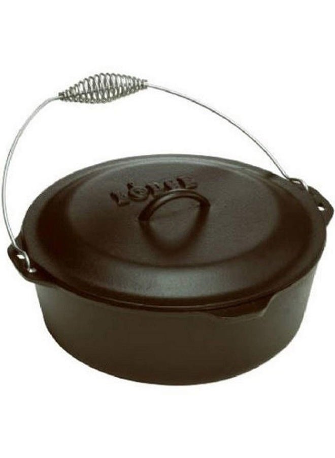 Lodge Cast Iron Dutch Oven With Iron Cover, Pre-Seasoned, 7-Quart - Image 1