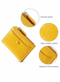 KASTWAVE Small Purses for Women Fashion Stone Pattern Girls Wallet Thin and Light Card Holder Organizer (Black)  - Image 3