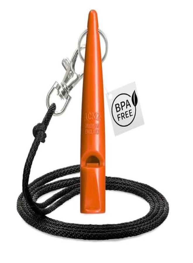 ACME 210.5 Professional Dog Training Whistle with Lanyard. BPA-Free Plastic. 90 dBA. Standardized 5700Hz Frequency for Smaller Dogs. Weatherproof. Made in The UK (Day Glow Orange/Black) - Image 2