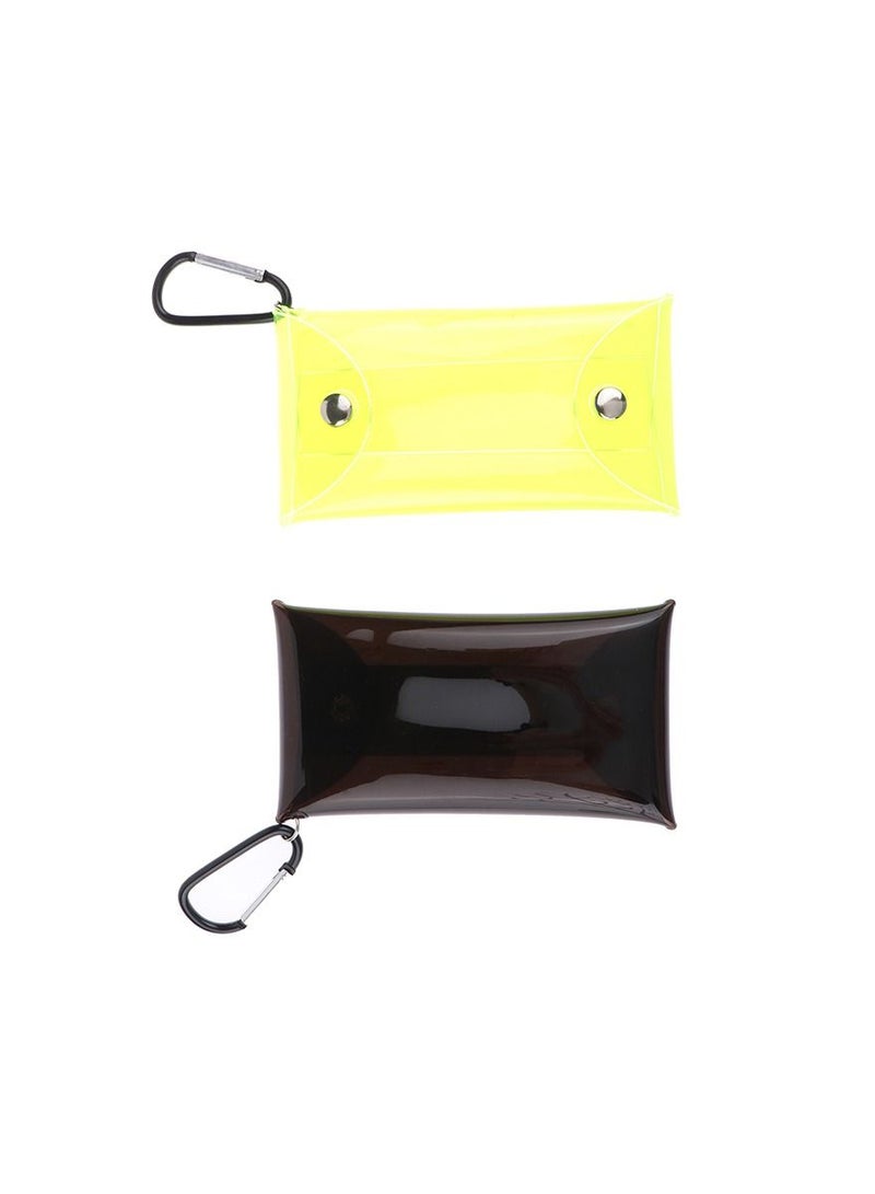 1 Piece Small Transparent Coin Purse PVC Clear Mini Female Purses Women Kids Girls Key Lipstick Earphone Coin Storage Bags Wallet Pouch  - Image 5