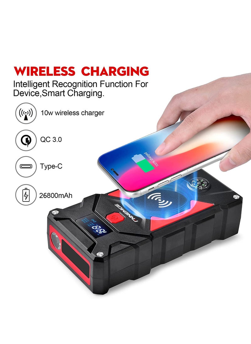 Car Jump Starter 3500A Peak 26800mAh 12V Super Safe Jump Starter, with USB Quick Charge 3.0 - pzsku/Z2E2A407B71C8970C0A21Z/45/_/1701677234/dfcc070a-8139-4344-858d-e741a28dc112