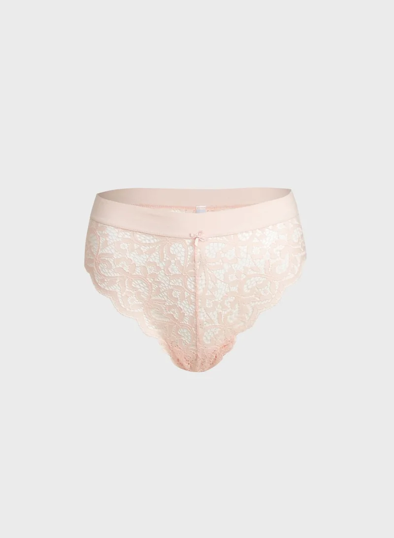 Ardene Lace Detail Brief