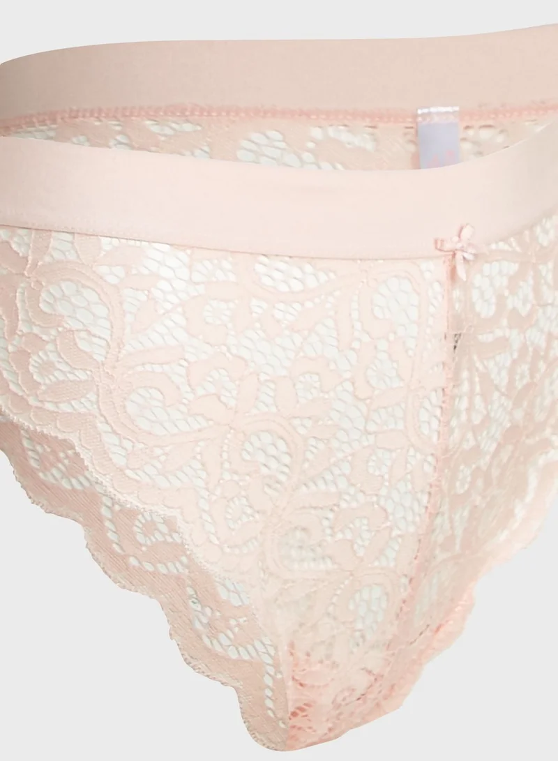 Ardene Lace Detail Brief