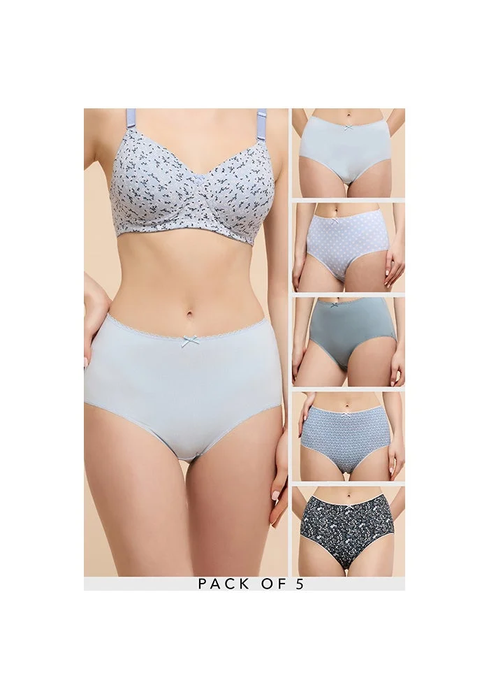 أر أند بي 5 Pack Solid Full Briefs