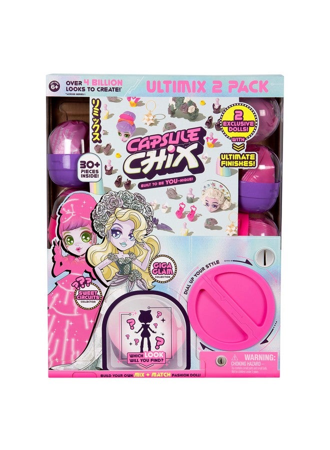 كابسول تشيكس كبسولة تشيكس 36450 ألتيميكس، عبوة من قطعتين رام روك وسيتريل + ألت + ماجيك، مجموعة لصنع دميتين عصريتين حصريتين، صندوق يحتوي على 10 كبسولات مفاجئة، مجموعة لعب للأطفال من سن 6 سنوات، متعددة الألوان - Image 1