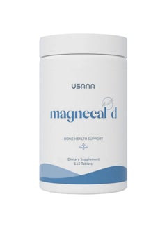 USANA Magnecal D Balanced Magnesium And Calcium Fortified With Vitamin D To Support Bone Health* 112 Tablets 28 Day Supply  - Image 1