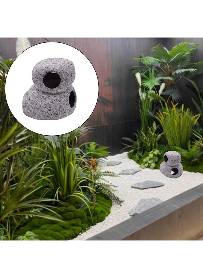 Saim Saim Rock Aquarium Decorations, Stack Stone Cave, Betta Hideaway Rock Fish Hideout Decor Shrimp Breeding Hiding Cave Fish Tank Accessories Fish Rock House (Stack Stone Cave)  - Image 5