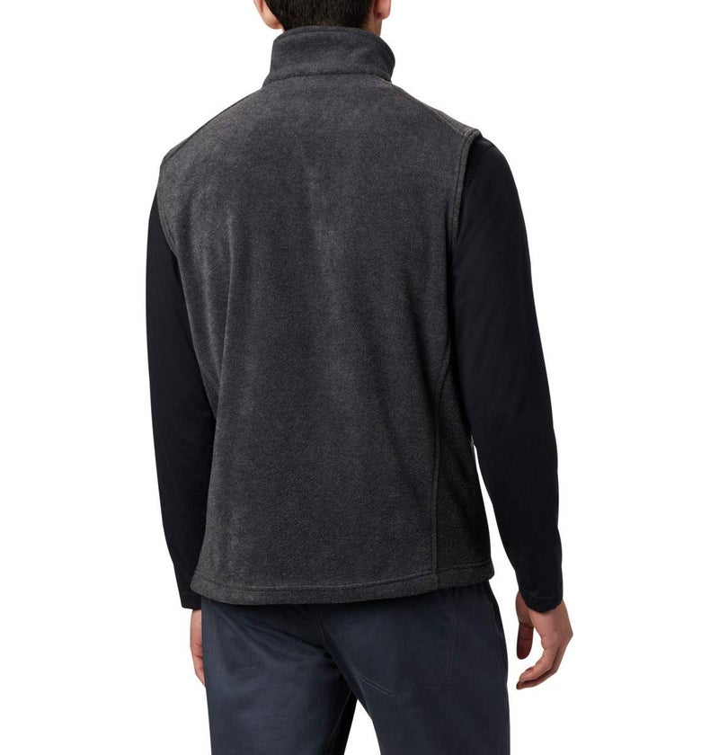 Columbia Mens Steens Mountain Fleece Vest, Charcoal Heather, XX-Large - Image 2