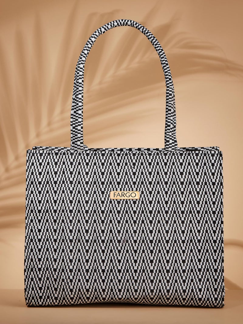 Fargo Canvas Women's Stylish Handbag Multicolor (MultiColor2) - Image 3